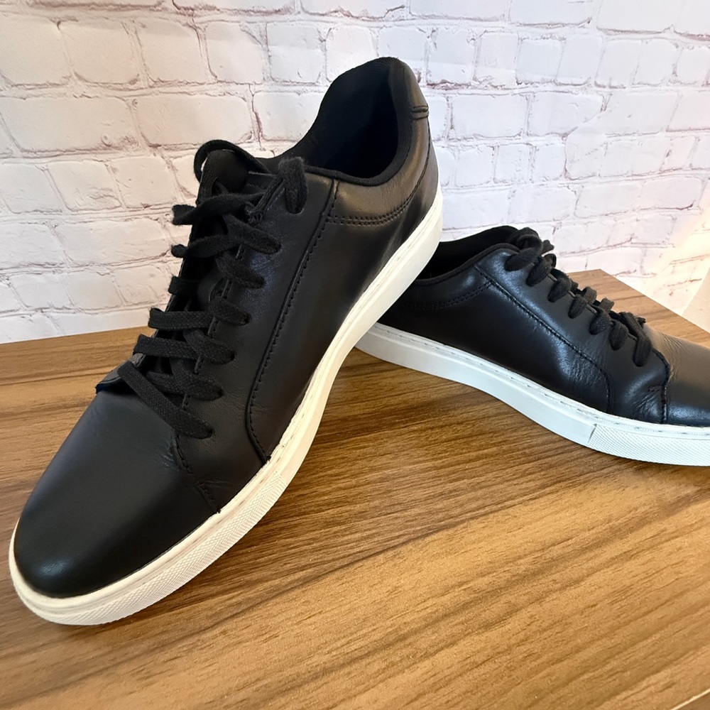 Cole Haan Black Leather Grand Series Sneakers